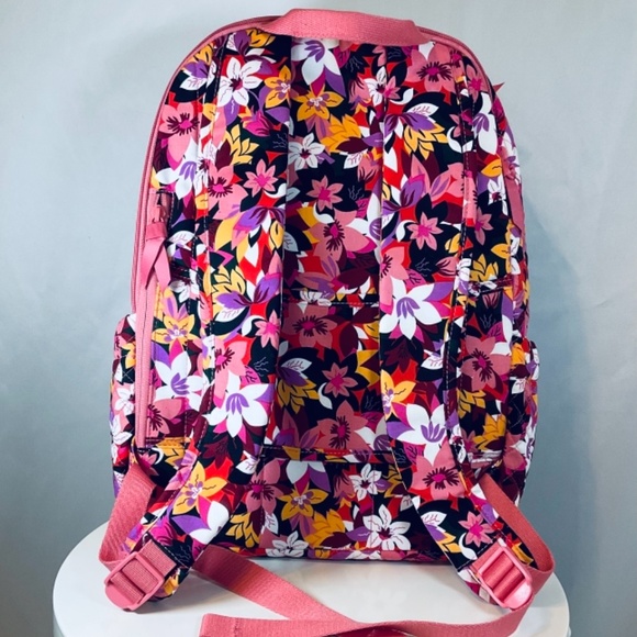 Vera Bradley Campus Backpack Laptop Coral - Picture 4 of 10